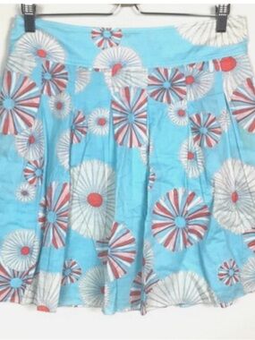 Jack Rogers Floral Pleated Skirt